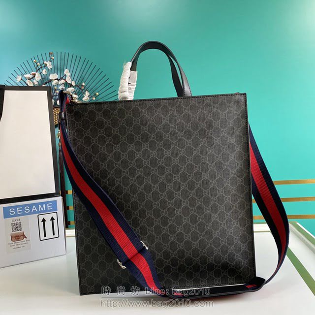 Gucci古馳包包 G家新款男包 495559 古奇克刺繡男士手提袋 gdj1440